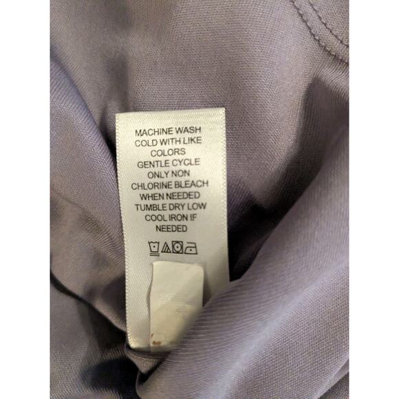 Maurices Top Womens Lg Purple Polka Dot Peplum Top Y2K - Picture 8 of 8